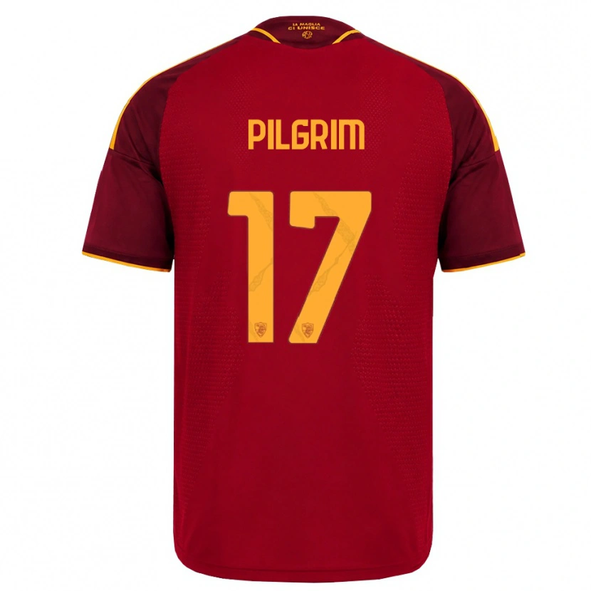 Danxen Kid Alayah Pilgrim #17 Red Golden Yellow Home Jersey 2026/27 T-Shirt