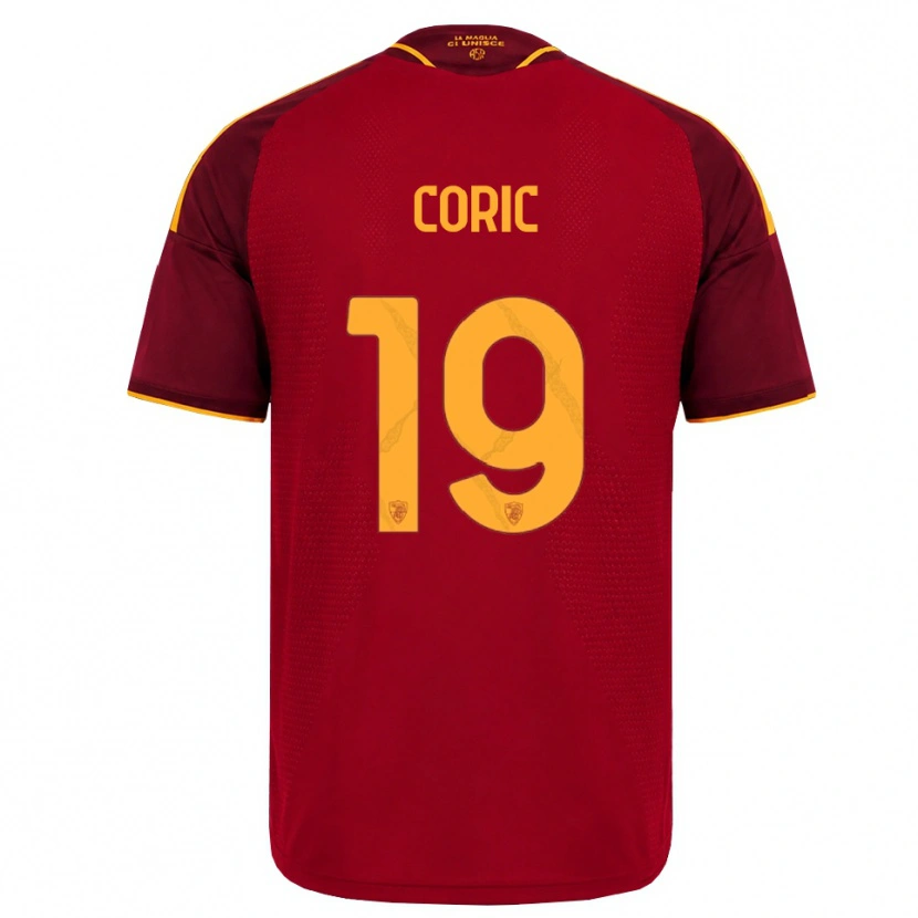 Danxen Kid Ante Coric #19 Red Golden Yellow Home Jersey 2026/27 T-Shirt