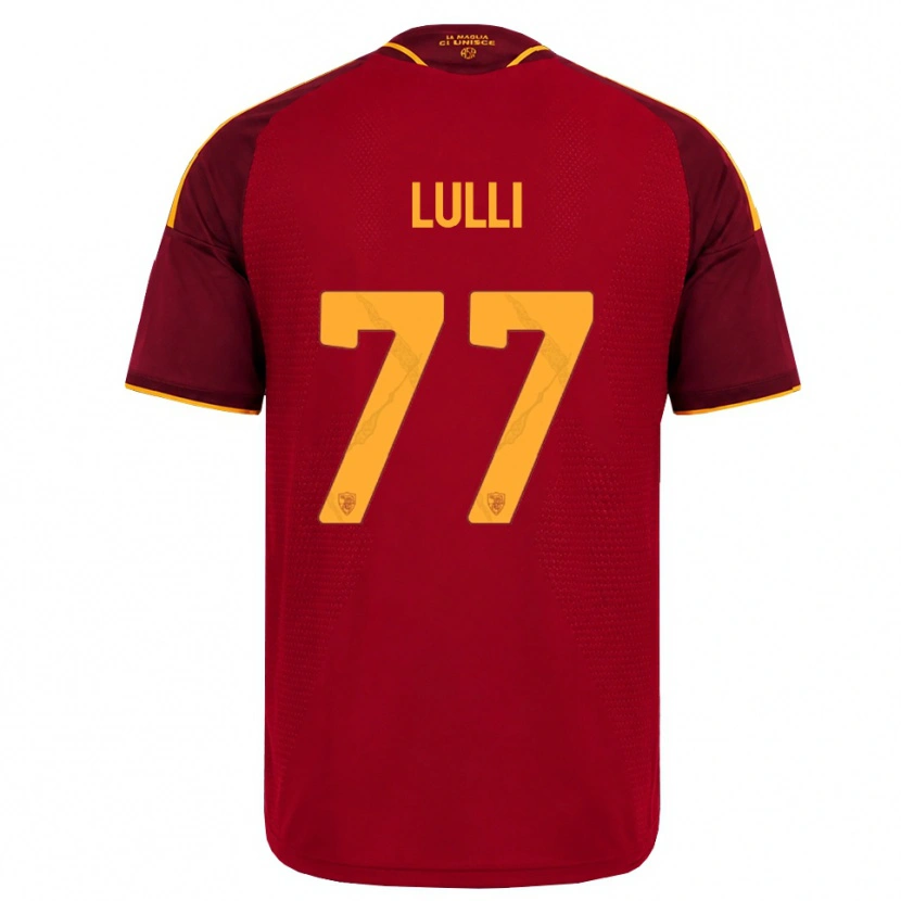 Danxen Kid Emanuele Lulli #77 Red Golden Yellow Home Jersey 2026/27 T-Shirt