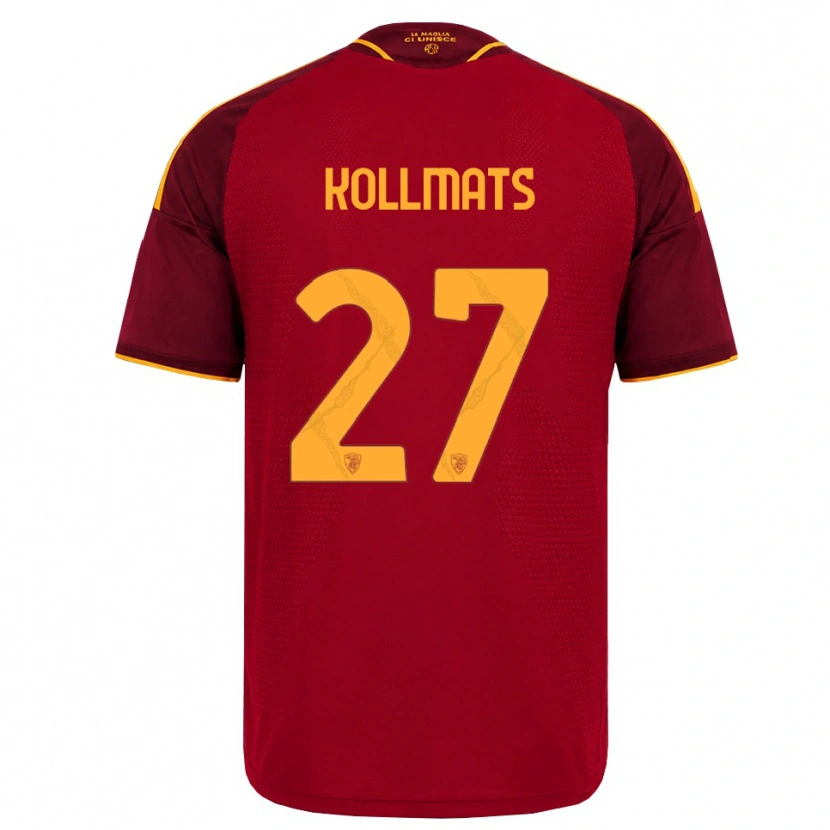 Danxen Kid Beata Kollmats #27 Red Golden Yellow Home Jersey 2026/27 T-Shirt