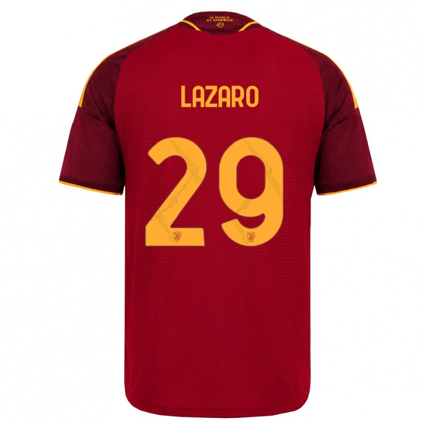 Danxen Kid Paloma Lazaro #29 Red Golden Yellow Home Jersey 2026/27 T-Shirt