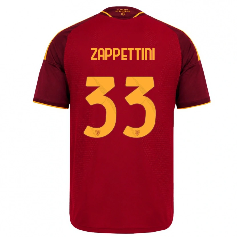 Danxen Kid Sara Zappettini #33 Red Golden Yellow Home Jersey 2026/27 T-Shirt