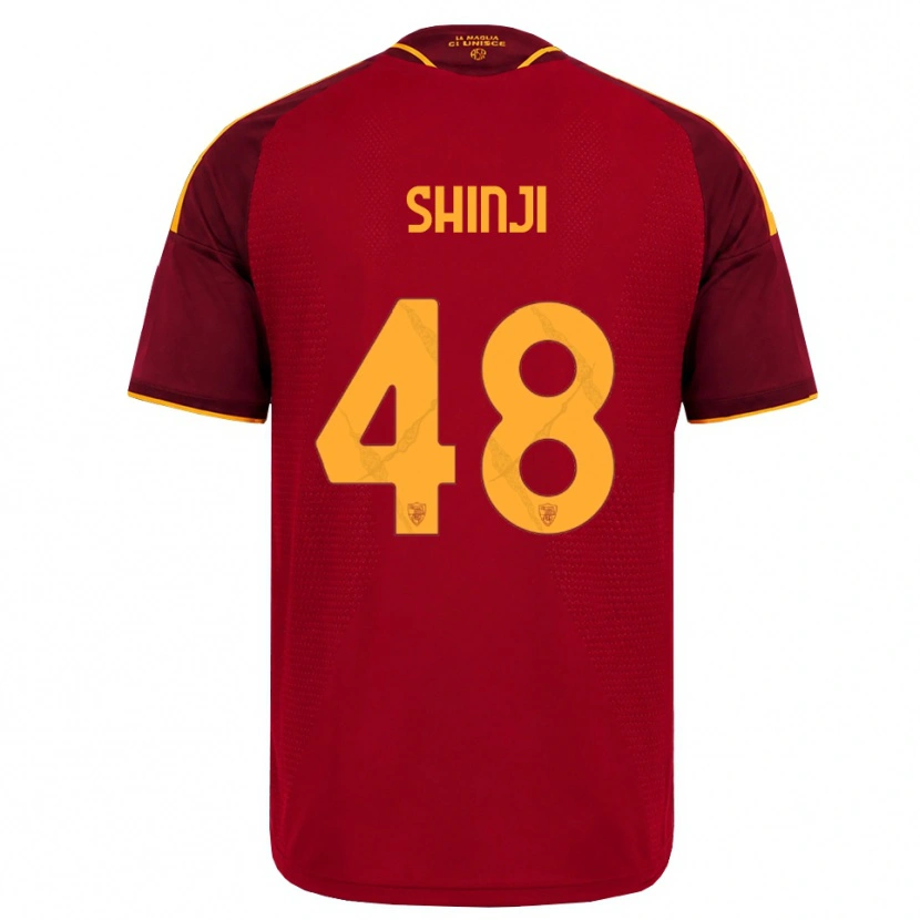 Danxen Kid Shin-Ji Kim #48 Red Golden Yellow Home Jersey 2026/27 T-Shirt