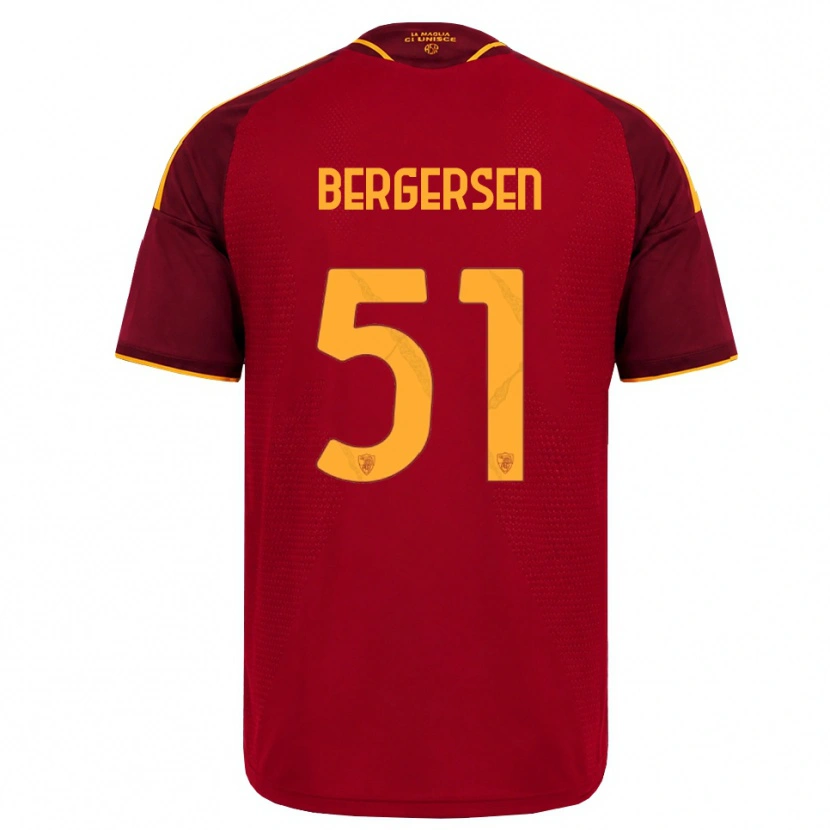 Danxen Kid Mina Bergersen #51 Red Golden Yellow Home Jersey 2026/27 T-Shirt