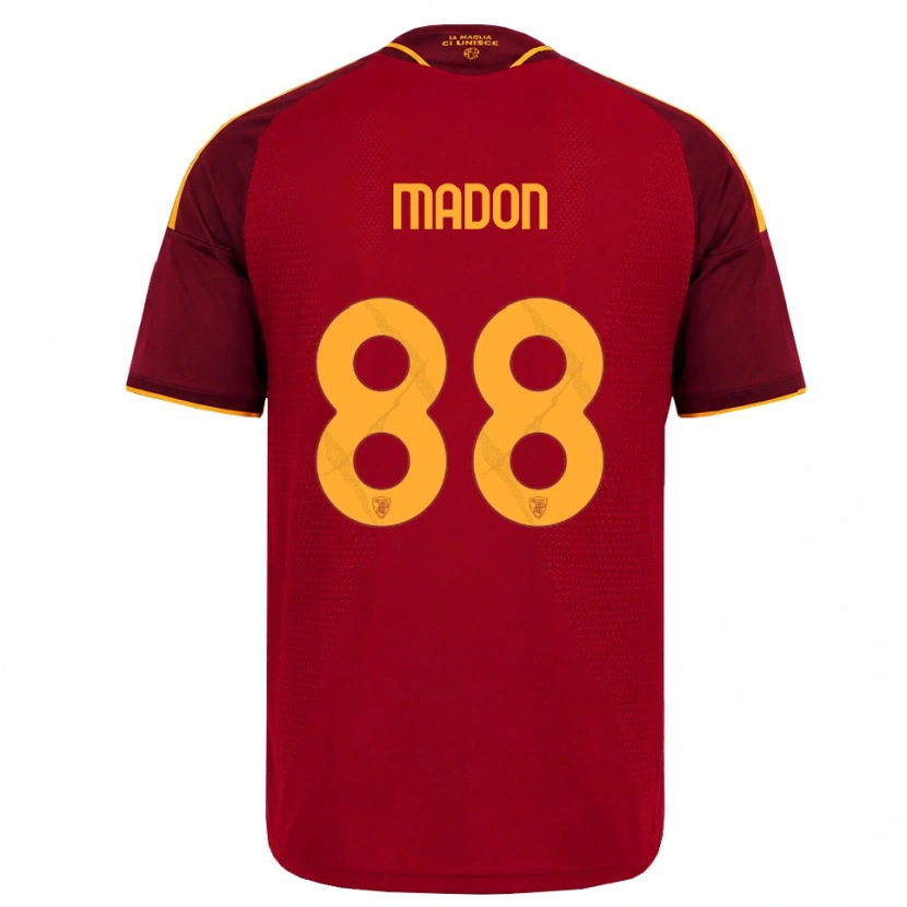 Danxen Kid Maja Madon #88 Red Golden Yellow Home Jersey 2026/27 T-Shirt
