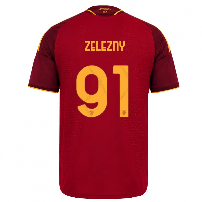 Danxen Kid Radoslaw Zelezny #91 Red Golden Yellow Home Jersey 2026/27 T-Shirt