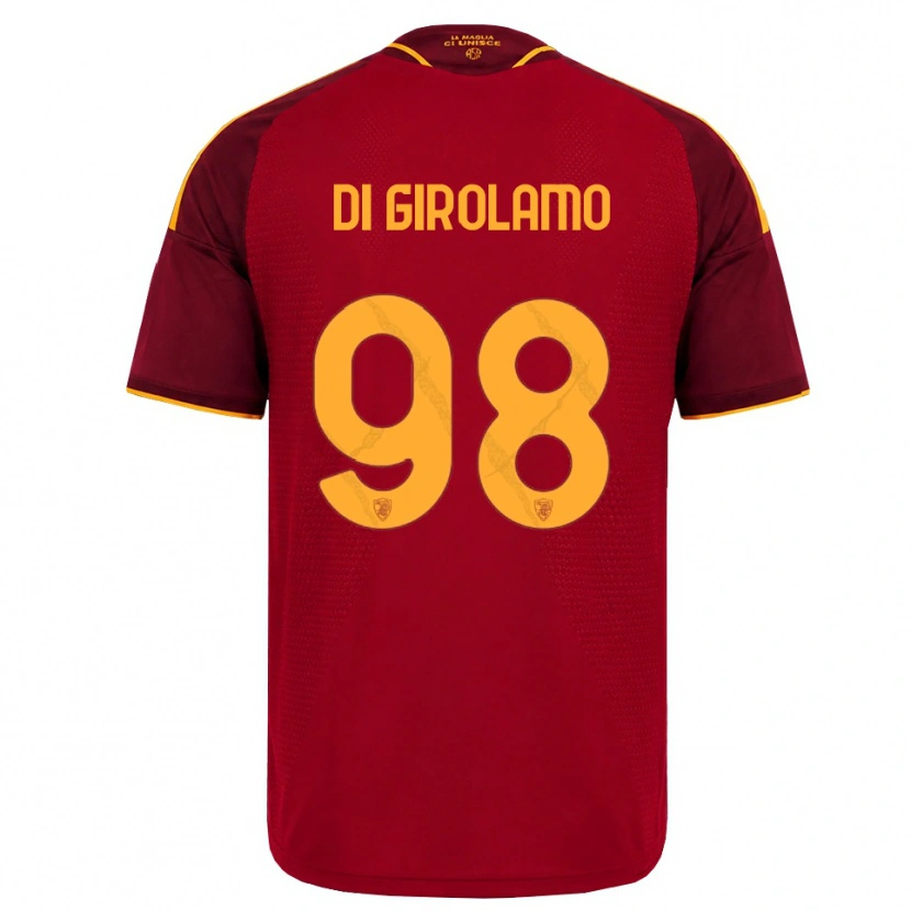 Danxen Kid Anita Di Girolamo #98 Red Golden Yellow Home Jersey 2026/27 T-Shirt