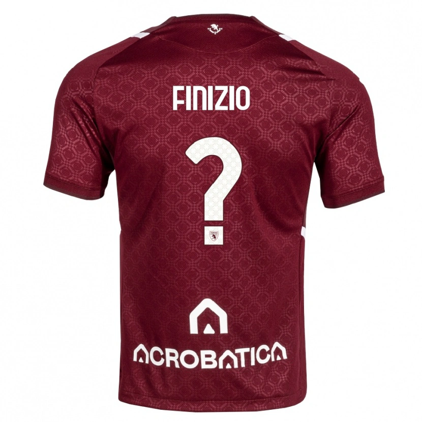 Danxen Kid Davide Finizio #0 Burgundy White Home Jersey 2026/27 T-Shirt