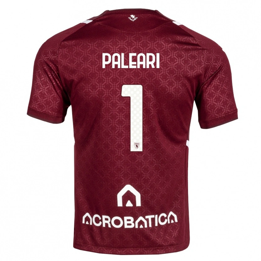 Danxen Kid Alberto Paleari #1 Burgundy White Home Jersey 2026/27 T-Shirt