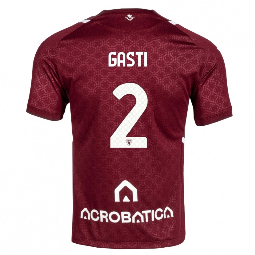 Danxen Kid Habtamu Gasti #2 Burgundy White Home Jersey 2026/27 T-Shirt