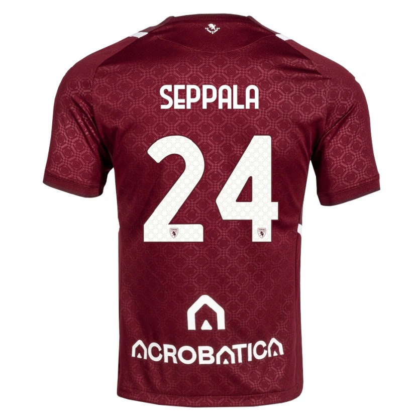 Danxen Kid Rosa Lappi-Seppälä #24 Burgundy White Home Jersey 2026/27 T-Shirt