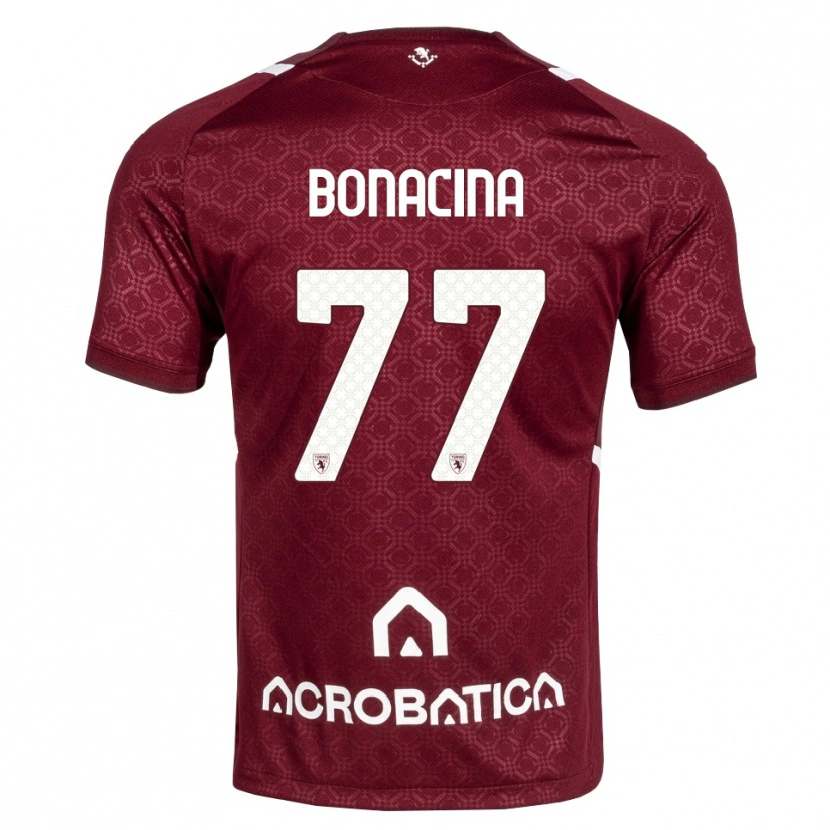 Danxen Kid David Bonacina #77 Burgundy White Home Jersey 2026/27 T-Shirt