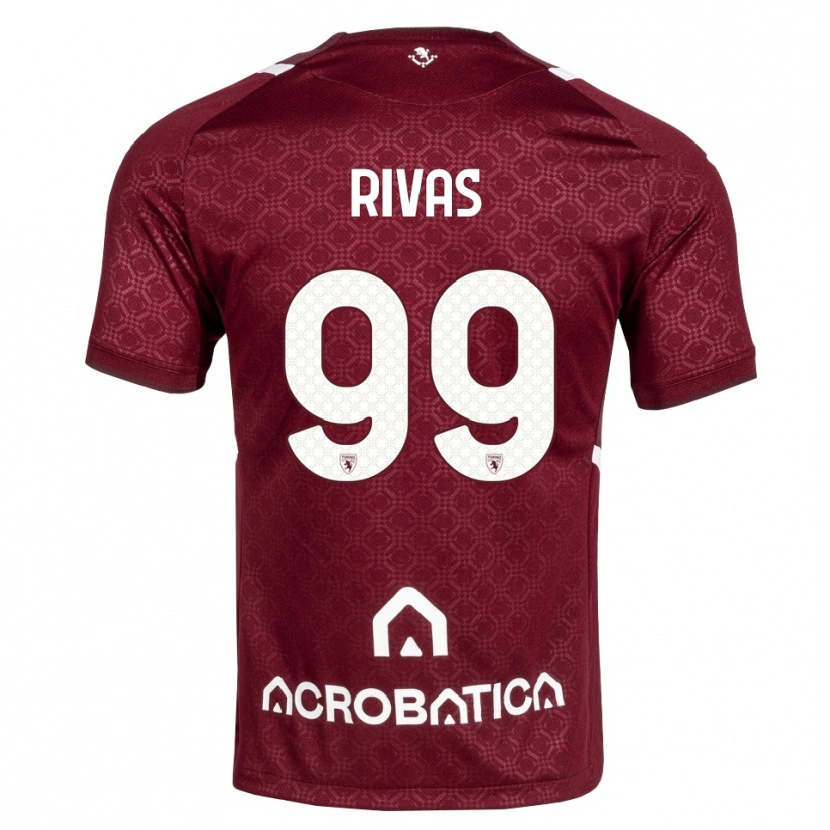 Danxen Kid Feder Rivas #99 Burgundy White Home Jersey 2026/27 T-Shirt