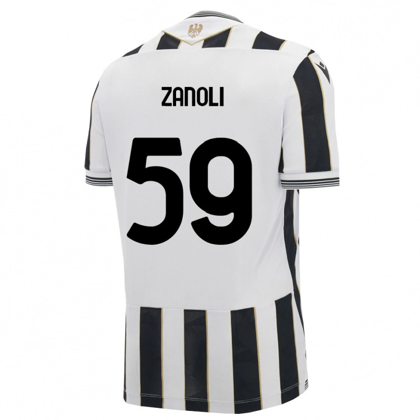 Danxen Kid Alessandro Zanoli #59 Black White Pink Home Jersey 2026/27 T-Shirt