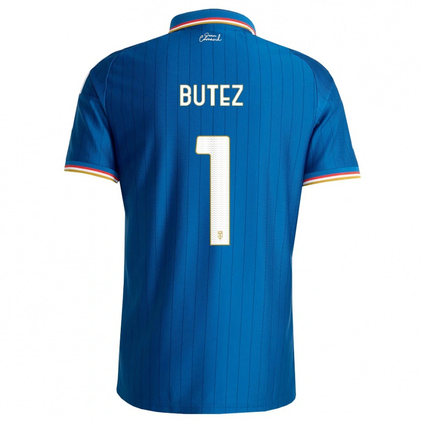 Danxen Kid Jean Butez #1 Blue White Red Home Jersey 2026/27 T-Shirt