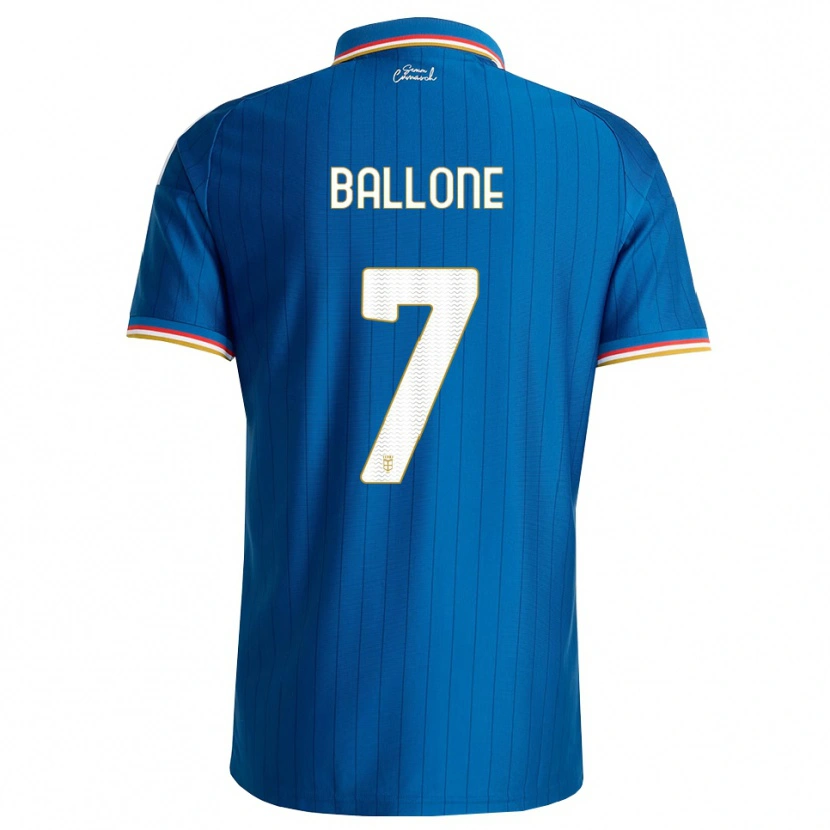 Danxen Kid Andrea Ballone #7 Blue White Red Home Jersey 2026/27 T-Shirt