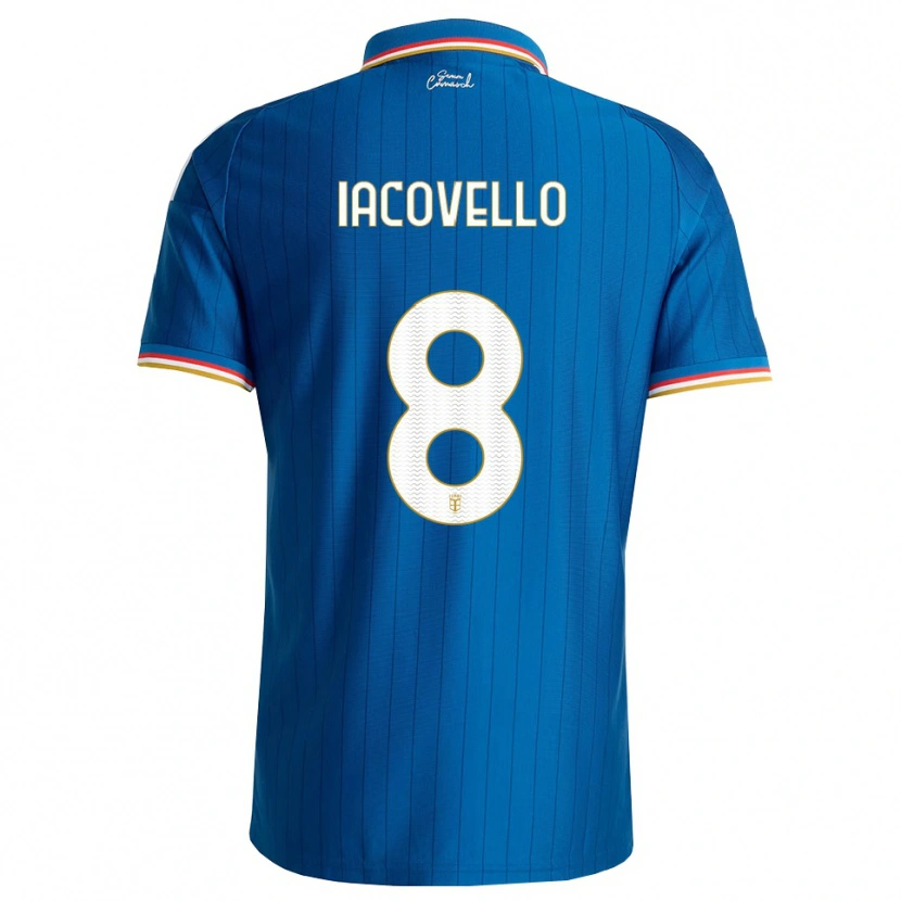 Danxen Kid Mattia Iacovello #8 Blue White Red Home Jersey 2026/27 T-Shirt
