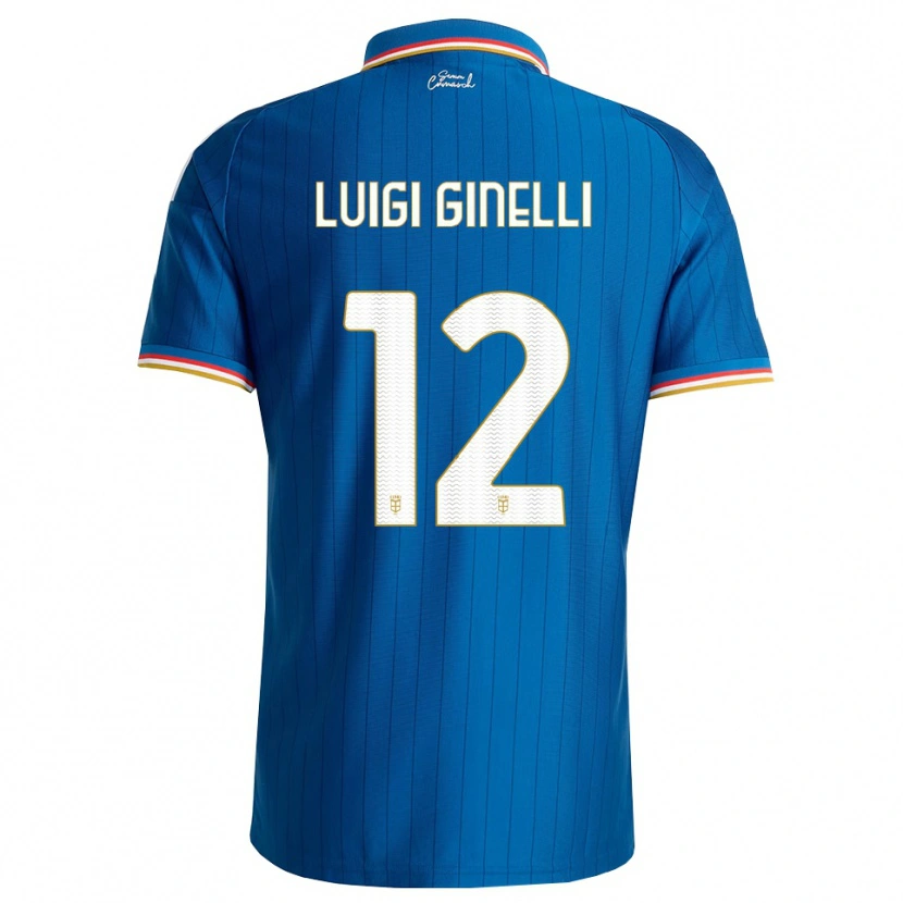 Danxen Kid Lorenzo Luigi Ginelli #12 Blue White Red Home Jersey 2026/27 T-Shirt