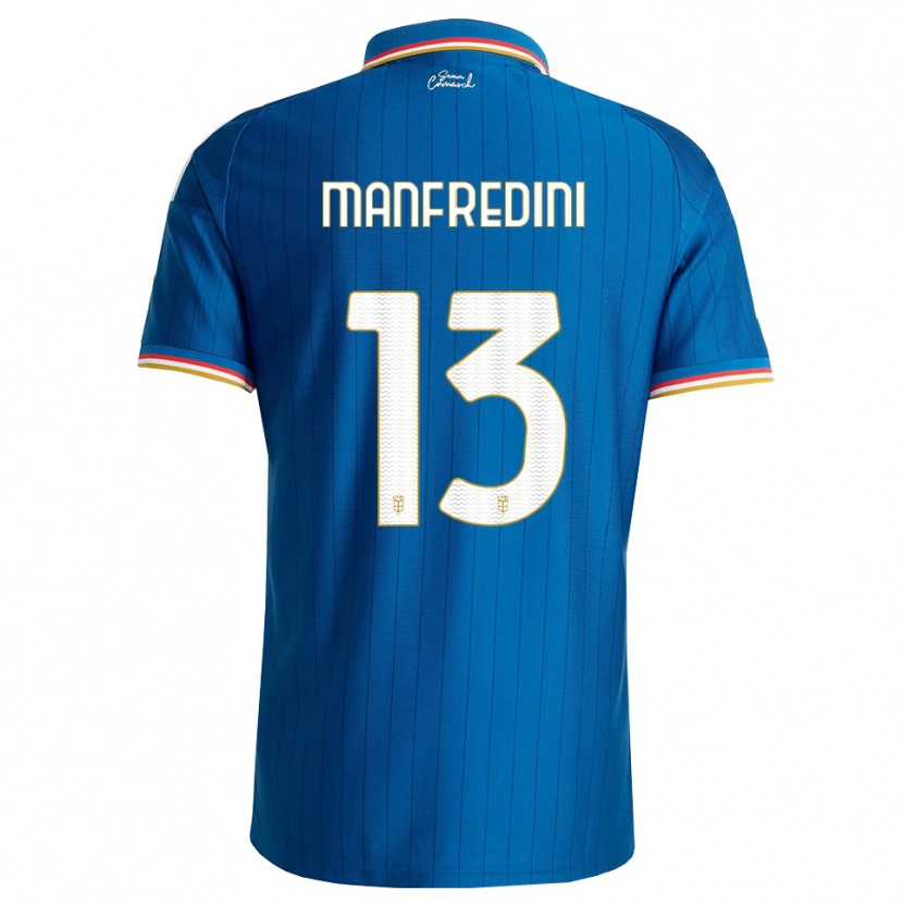 Danxen Kid Matteo Manfredini #13 Blue White Red Home Jersey 2026/27 T-Shirt