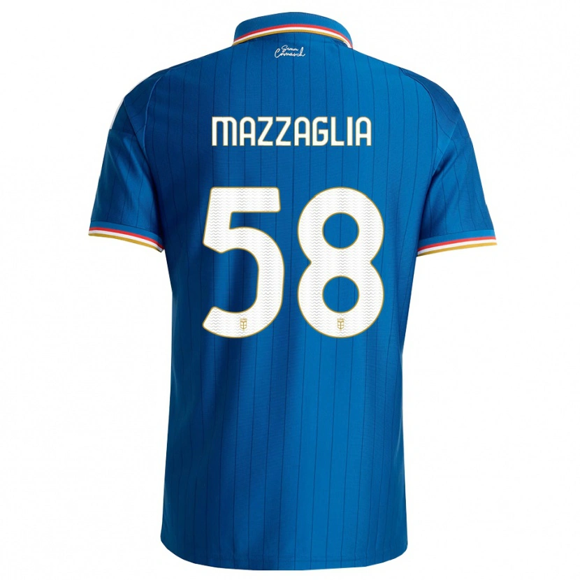 Danxen Kid Giuseppe Mazzaglia #58 Blue White Red Home Jersey 2026/27 T-Shirt