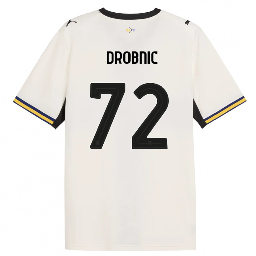Danxen Kid Dominik Drobnic #72 Off-White Black Yellow Home Jersey 2026/27 T-Shirt