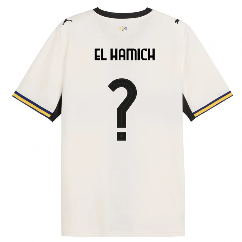 Danxen Kid Anas El Hamich #0 Off-White Black Yellow Home Jersey 2026/27 T-Shirt