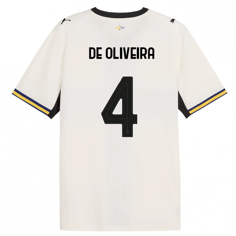 Danxen Kid Luca De Oliveira #4 Off-White Black Yellow Home Jersey 2026/27 T-Shirt