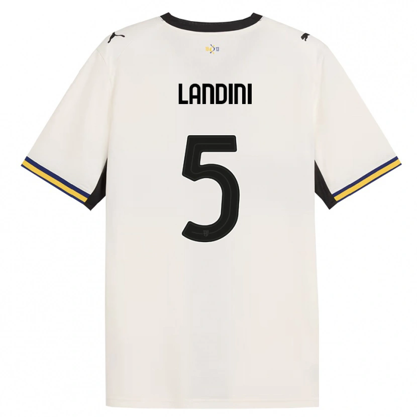 Danxen Kid Simone Landini #5 Off-White Black Yellow Home Jersey 2026/27 T-Shirt