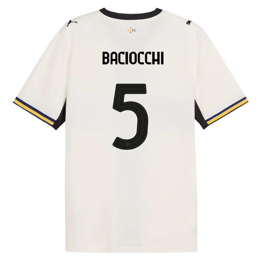 Danxen Kid Giulio Baciocchi #5 Off-White Black Yellow Home Jersey 2026/27 T-Shirt