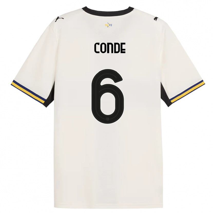 Danxen Kid Bernardo Conde #6 Off-White Black Yellow Home Jersey 2026/27 T-Shirt