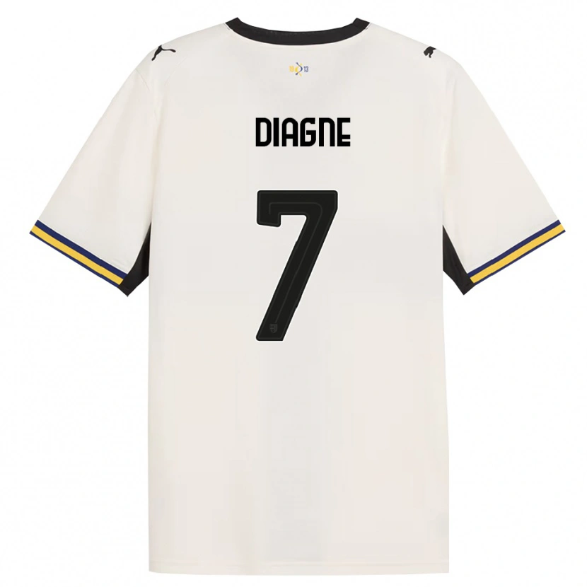 Danxen Kid Fallou Diagne #7 Off-White Black Yellow Home Jersey 2026/27 T-Shirt