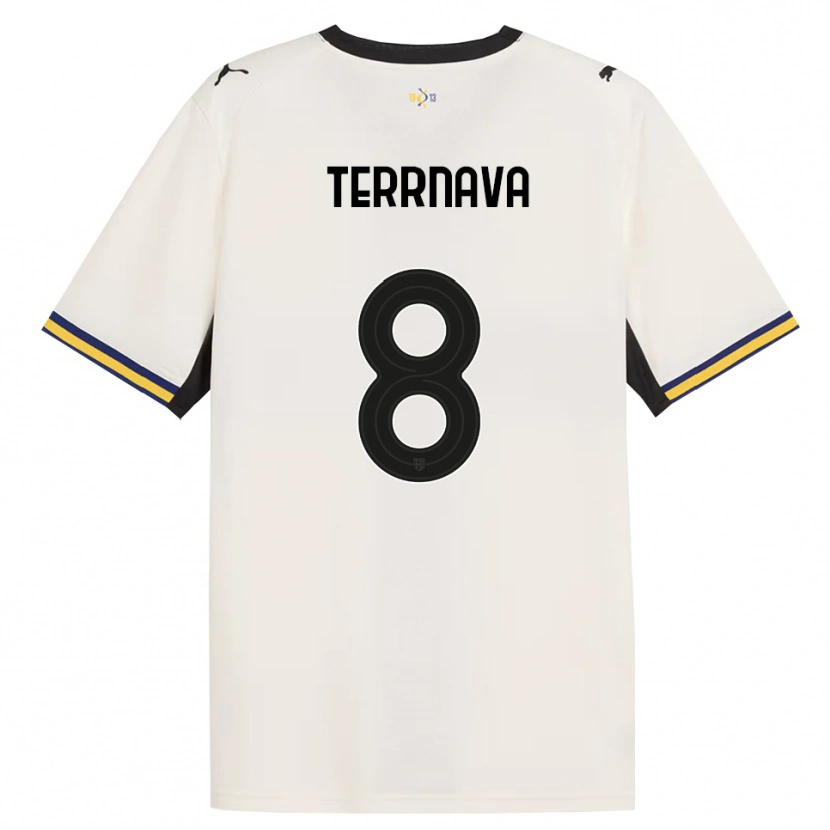 Danxen Kid Dren Terrnava #8 Off-White Black Yellow Home Jersey 2026/27 T-Shirt