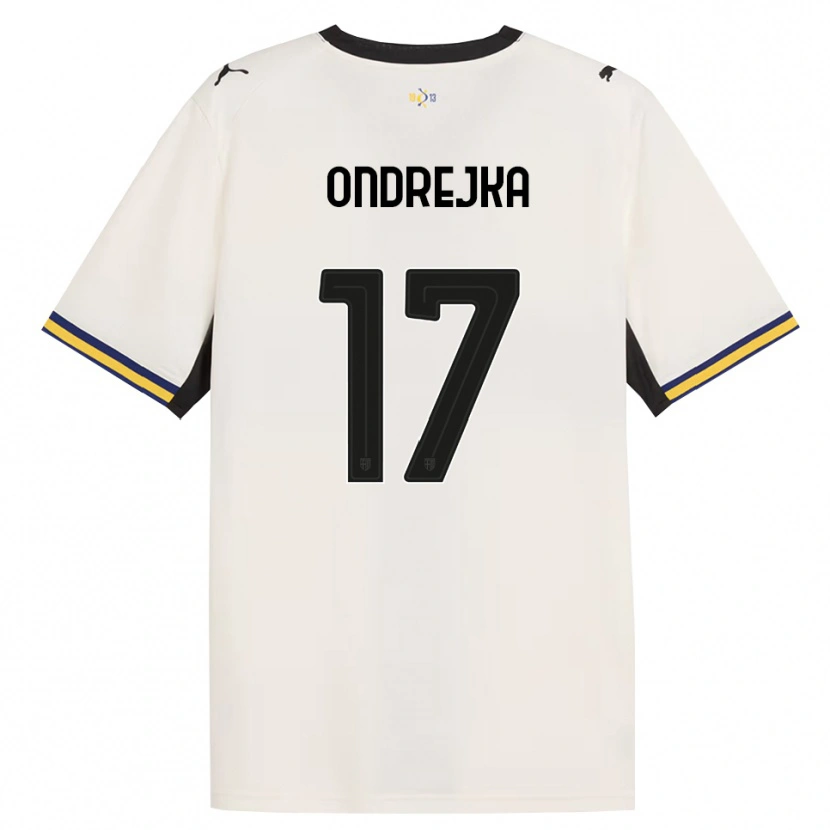 Danxen Kid Jacob Ondrejka #17 Off-White Black Yellow Home Jersey 2026/27 T-Shirt