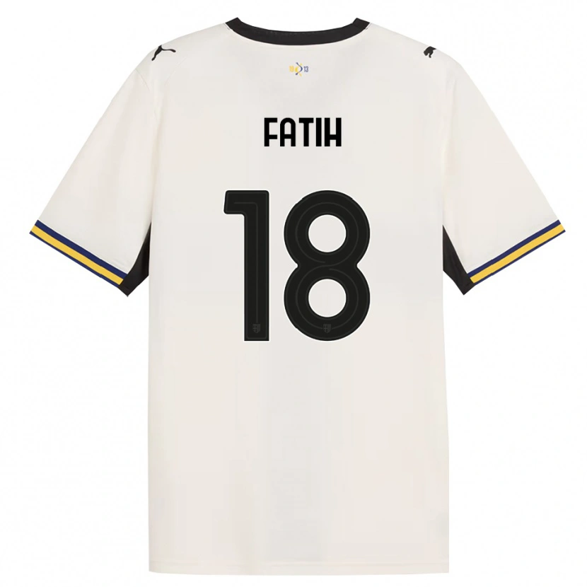 Danxen Kid Ilyas Fatih #18 Off-White Black Yellow Home Jersey 2026/27 T-Shirt