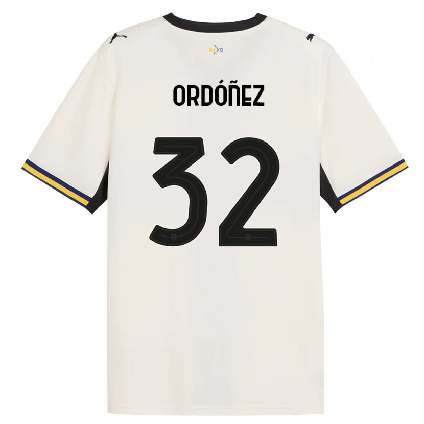 Danxen Kid Christian Ordóñez #32 Off-White Black Yellow Home Jersey 2026/27 T-Shirt