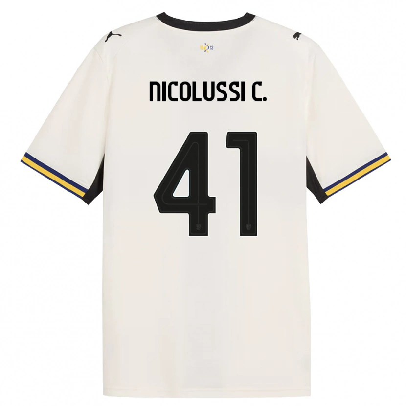 Danxen Kid Hans Nicolussi Caviglia #41 Off-White Black Yellow Home Jersey 2026/27 T-Shirt
