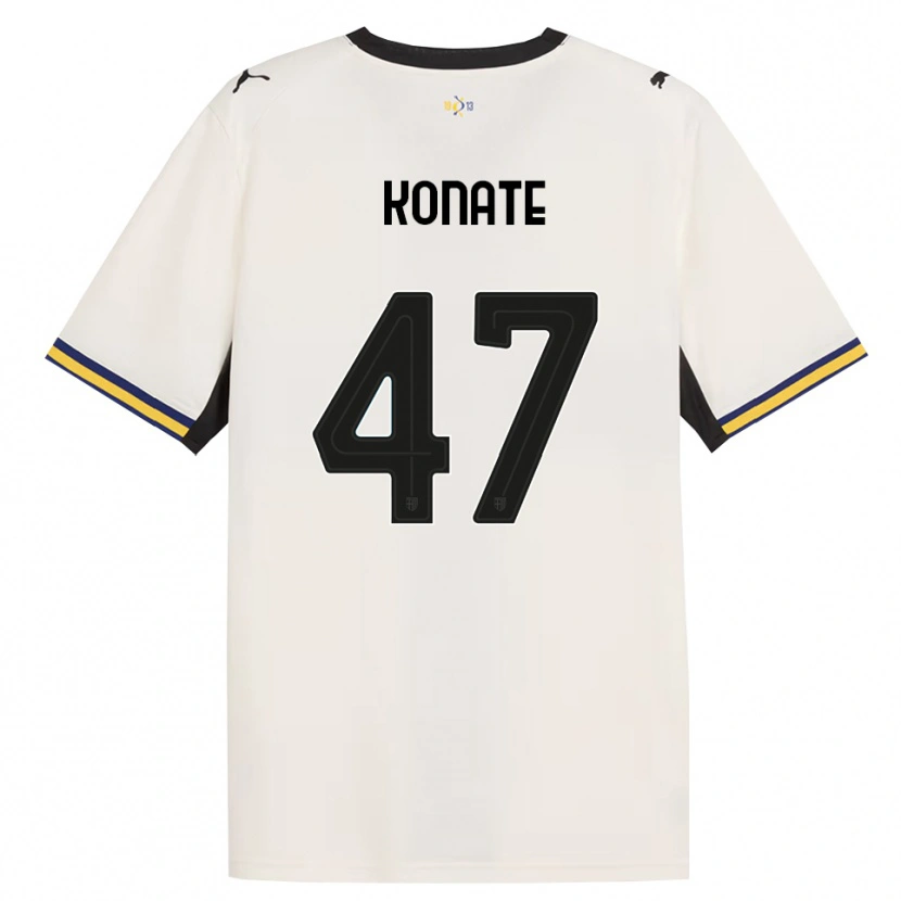 Danxen Kid Abdou-Salam Konate #47 Off-White Black Yellow Home Jersey 2026/27 T-Shirt