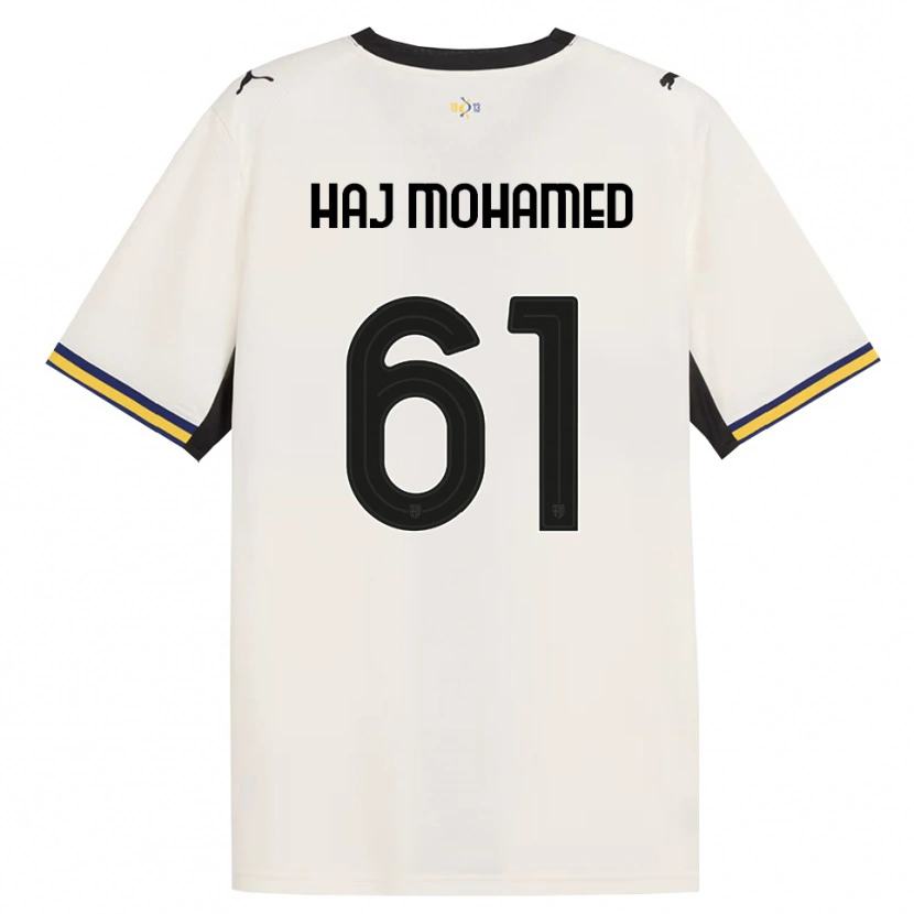 Danxen Kid Anas Haj Mohamed #61 Off-White Black Yellow Home Jersey 2026/27 T-Shirt