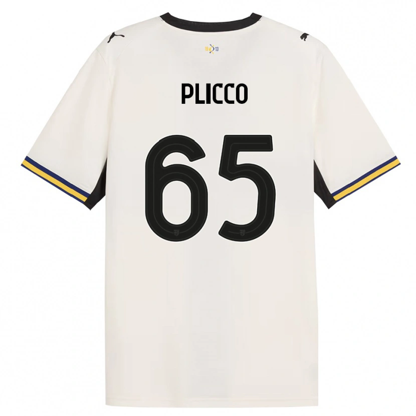 Danxen Kid Elia Plicco #65 Off-White Black Yellow Home Jersey 2026/27 T-Shirt