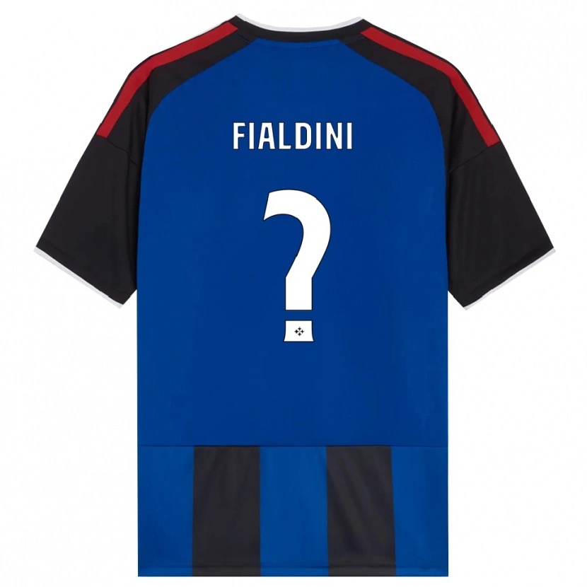 Danxen Kid Filippo Fialdini #0 Black Red White Blue Home Jersey 2026/27 T-Shirt