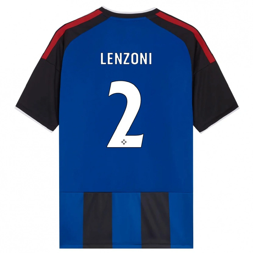 Danxen Kid Samuele Lenzoni #2 Black Red White Blue Home Jersey 2026/27 T-Shirt
