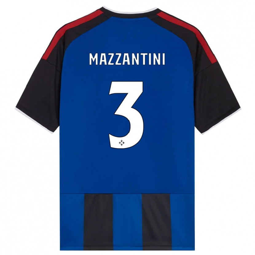 Danxen Kid Niccolò Mazzantini #3 Black Red White Blue Home Jersey 2026/27 T-Shirt