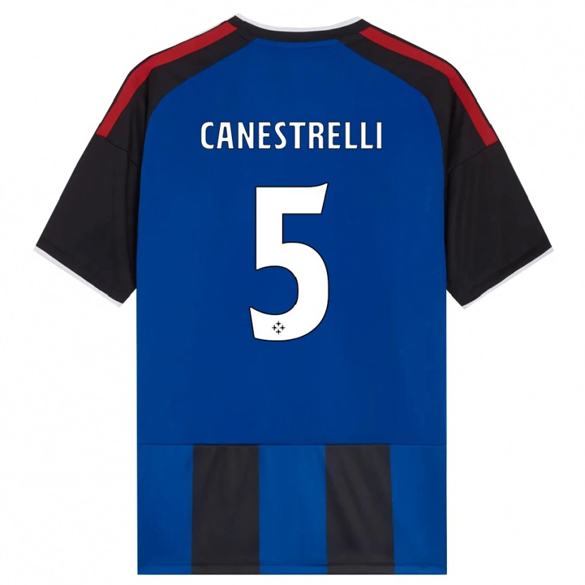 Danxen Kid Simone Canestrelli #5 Black Red White Blue Home Jersey 2026/27 T-Shirt