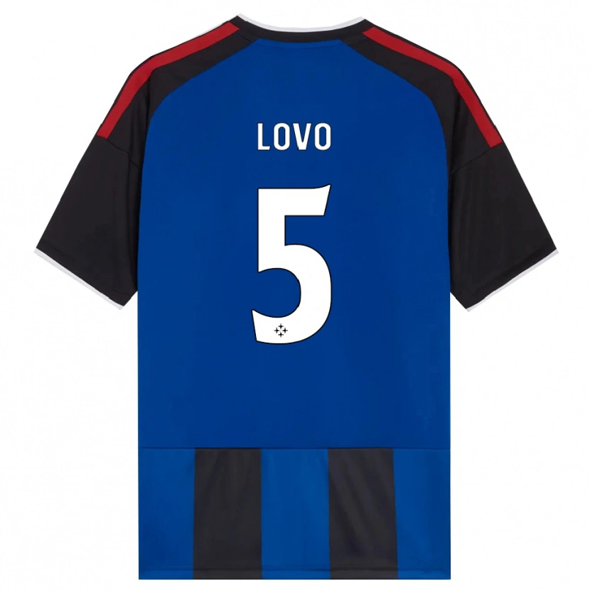 Danxen Kid Pietro Lovo #5 Black Red White Blue Home Jersey 2026/27 T-Shirt