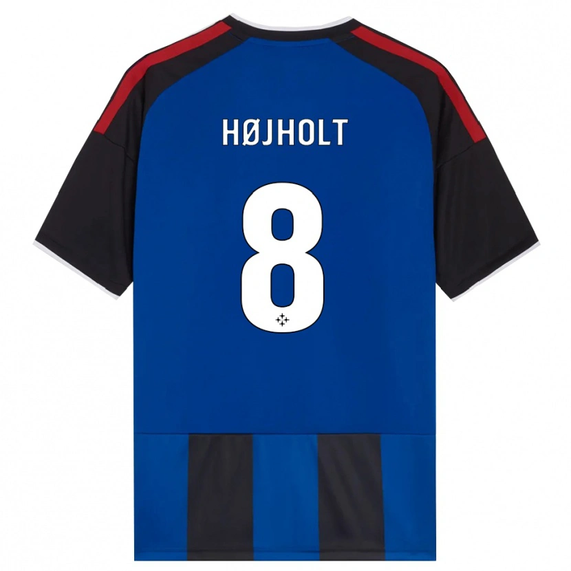 Danxen Kid Malthe Højholt #8 Black Red White Blue Home Jersey 2026/27 T-Shirt