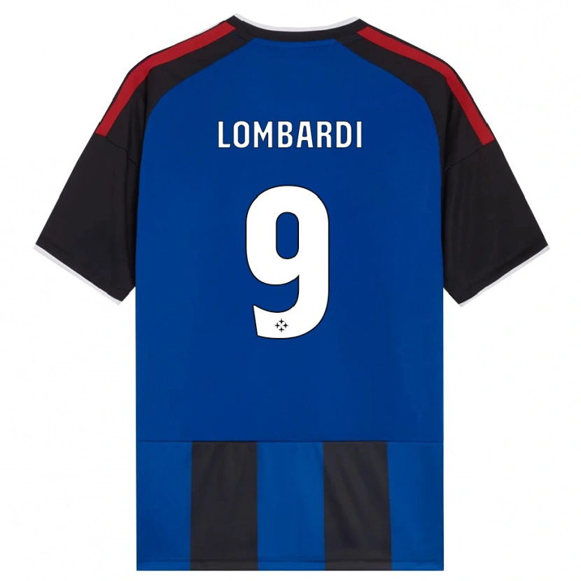 Danxen Kid Samuele Lombardi #9 Black Red White Blue Home Jersey 2026/27 T-Shirt