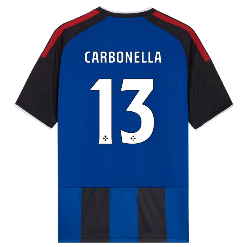 Danxen Kid Francesco Carbonella #13 Black Red White Blue Home Jersey 2026/27 T-Shirt