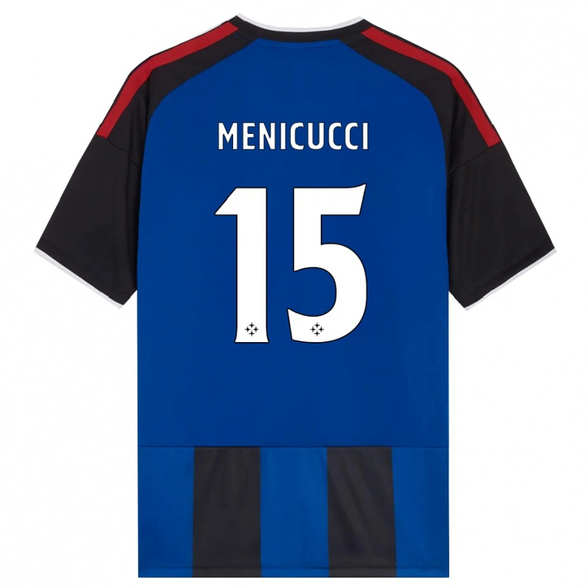 Danxen Kid Edoardo Menicucci #15 Black Red White Blue Home Jersey 2026/27 T-Shirt