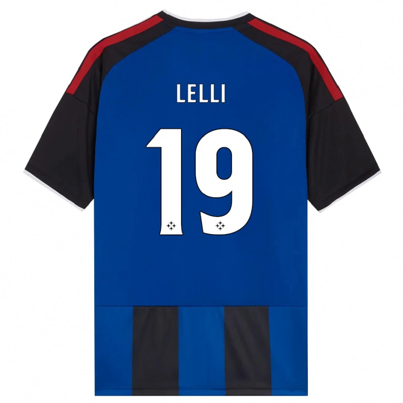 Danxen Kid Roberto Lelli #19 Black Red White Blue Home Jersey 2026/27 T-Shirt