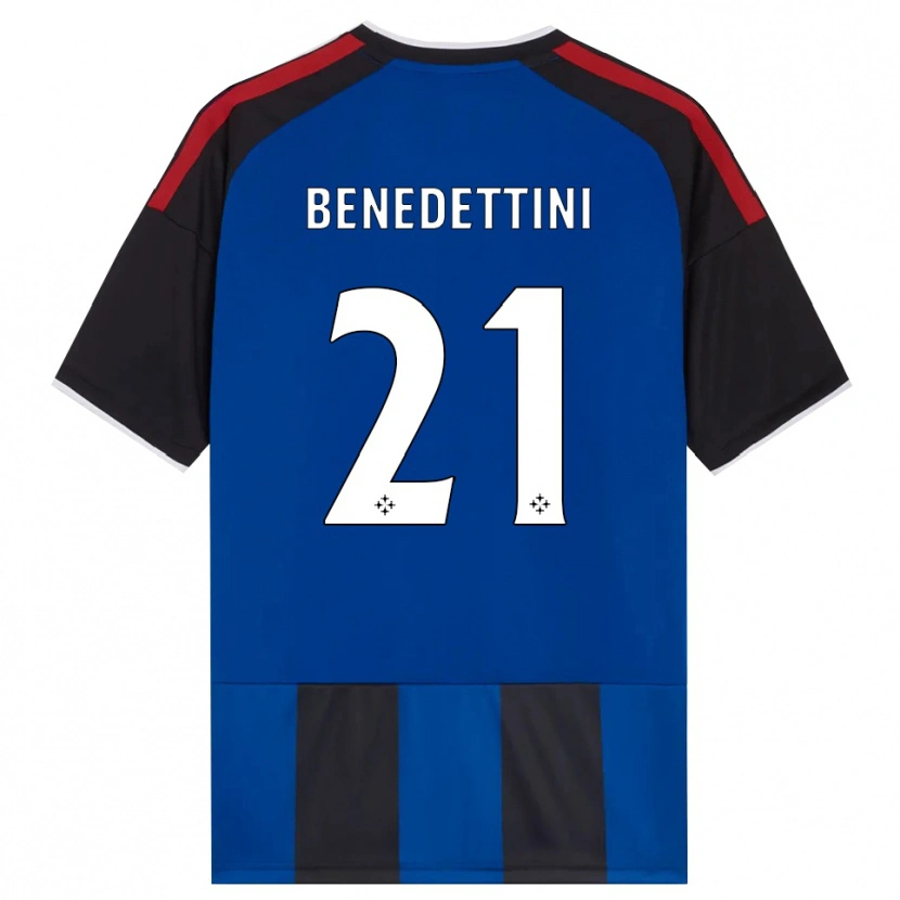Danxen Kid Filippo Benedettini #21 Black Red White Blue Home Jersey 2026/27 T-Shirt